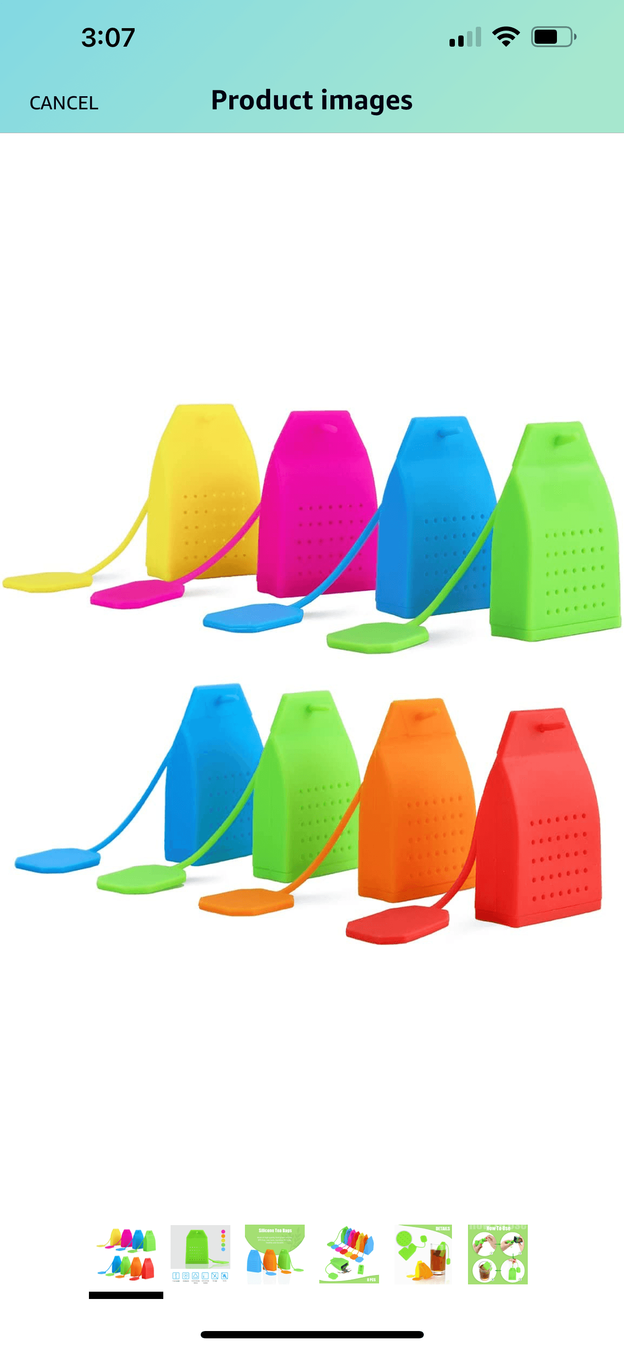 Silicone Tea Steeper Teabag shape - Falling Leaf Tea