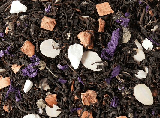 21201 Violet Macaroon Black - Falling Leaf Tea